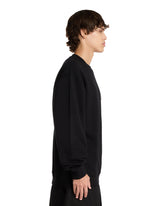 Black Gros Grain Sweatshirt | PDP | Antonia