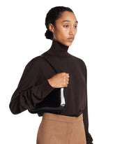 Borsa Il Bisou In Pelle Nera - BORSE A SPALLA DONNA | PLP | Antonia