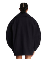 Caban Ovalo In Lana Blu | PDP | Antonia