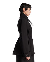 Black The Short Ovalo Trench Coat | PDP | Antonia