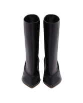 Black Tourni Leather Boots | PDP | Antonia