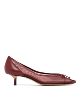Burgundy Tourni Basse Pumps | PDP | Antonia