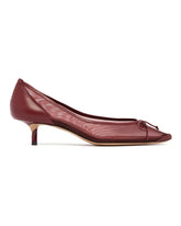 Burgundy Tourni Basse Pumps | PDP | Antonia