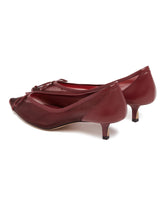 Burgundy Tourni Basse Pumps | PDP | Antonia