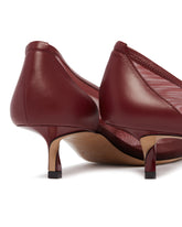 Burgundy Tourni Basse Pumps | PDP | Antonia