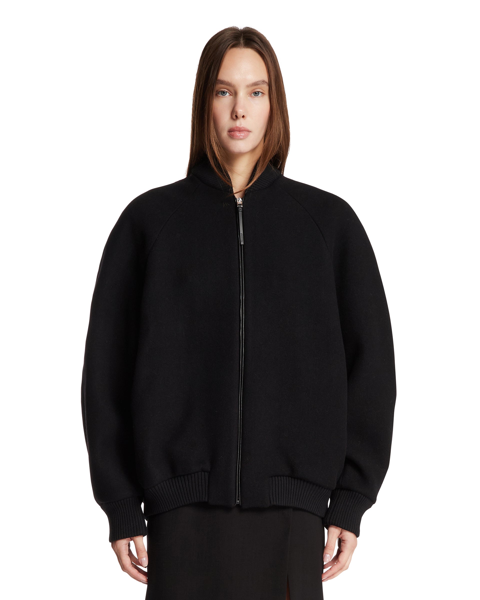 Black Wool Bomber Jacket | JACQUEMUS - Antonia