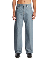 Blue De-Nimes Straight Denim Pants - Jacquemus men | PLP | Antonia
