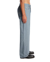 Blue De-Nimes Straight Denim Pants | PDP | Antonia