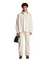 Beige De-Nimes Straight Denim Trousers - Jacquemus men | PLP | Antonia