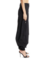 Pantaloni Cargo Oversize Neri | PDP | Antonia