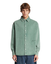 Green Simon de-Nimes Denim Shirt - Men's jackets | PLP | Antonia