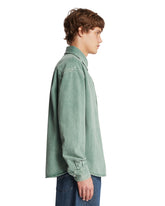 Green Simon de-Nimes Denim Shirt | PDP | Antonia