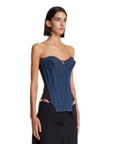 Blue Denim Corset | PDP | Antonia