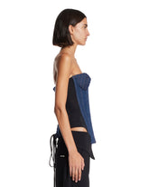 Blue Denim Corset | PDP | Antonia
