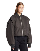 Gray Cropped Bomber | PDP | Antonia