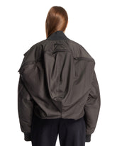 Gray Cropped Bomber | PDP | Antonia