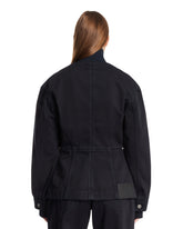 Blue The Slit Denim Jacket | PDP | Antonia