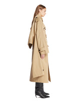 Beige Hooded Trench Coat | PDP | Antonia