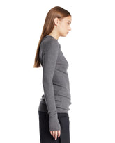 Gray Wool Hoodie | PDP | Antonia