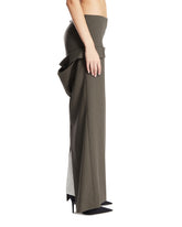 Gray Wool Skirt-Pants | PDP | Antonia