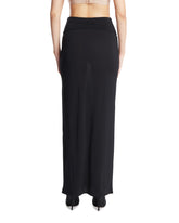 Blue Garter Detail Long Skirt | PDP | Antonia