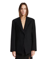 Giacca Caban Di Lana Nera - GIACCHE DONNA | PLP | Antonia