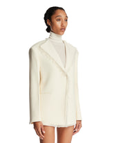 Giacca Caban Di Lana Bianca | PDP | Antonia