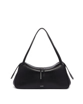 Borsa A Spalla In Pelle Nera - BORSE A SPALLA DONNA | PLP | Antonia