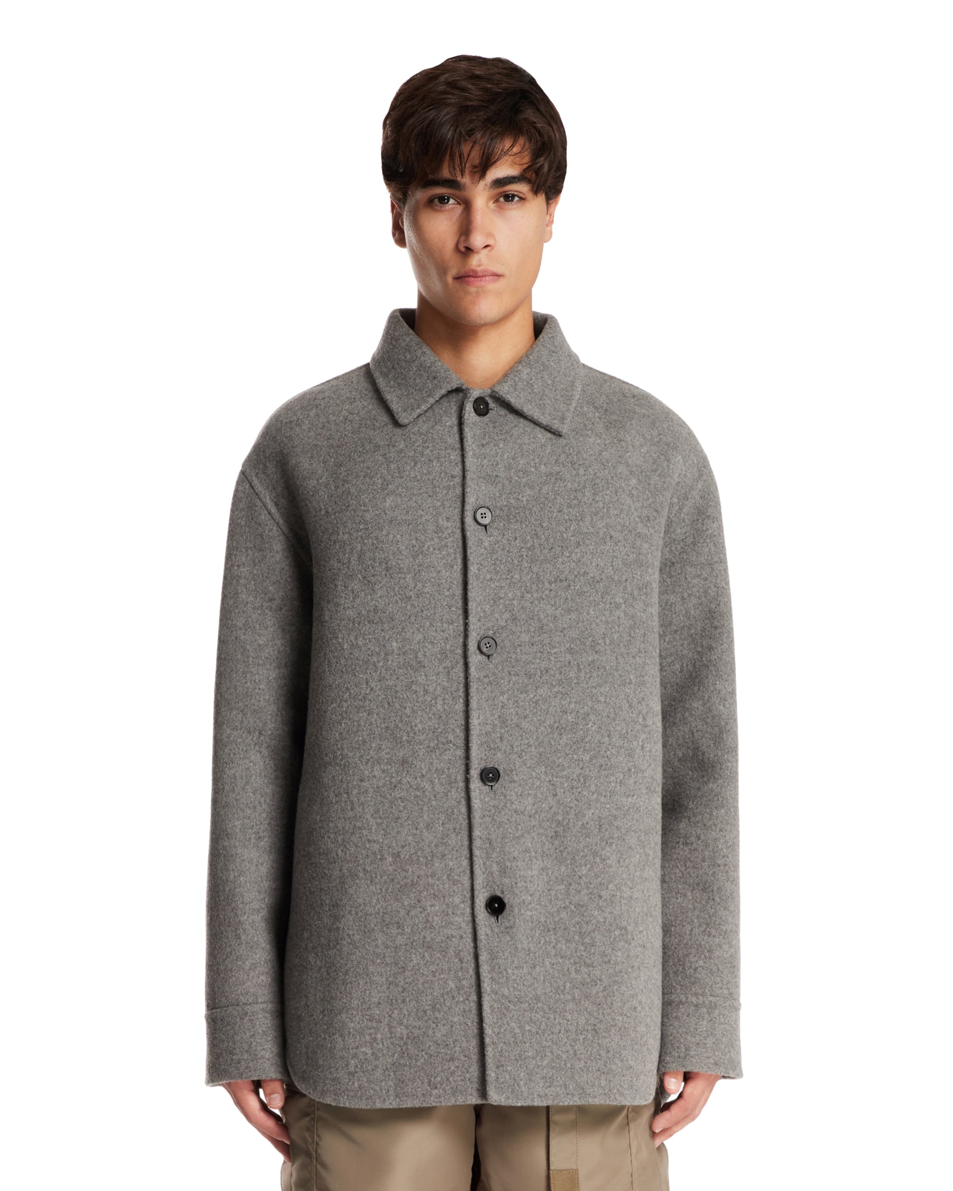Gray Shirt Jacket | JIL SANDER - Antonia