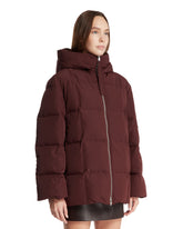 Purple Hooded Puffer Jacket | PDP | Antonia