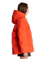 Piumino Con Cappuccio Arancione | PDP | Antonia