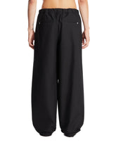 Black Relaxed Cotton Trousers | PDP | Antonia