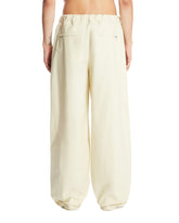 Beige Relaxed Cotton Trousers | PDP | Antonia