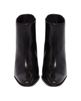 Black Leather Ankle Boots | PDP | Antonia