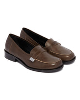 Mocassini In Pelle Con Logo Marroni - JUDE WOMEN | PLP | Antonia