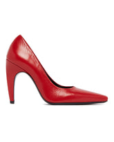 Red Fame Leather Pumps | PDP | Antonia