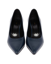 Blue Leather Pumps | PDP | Antonia