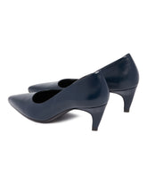 Blue Leather Pumps | PDP | Antonia