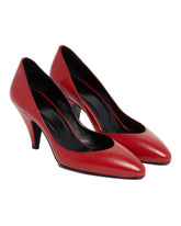 Red Leather Pumps | PDP | Antonia