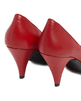 Red Leather Pumps | PDP | Antonia