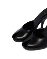 Black Date Leather Mules | PDP | Antonia