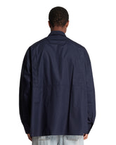 Blue Cotton Overshirt | PDP | Antonia