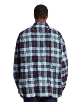 Blue Cotton and Wool Shirt | PDP | Antonia