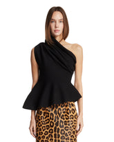 Black Aimee Wool Top | PDP | Antonia