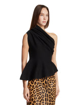 Black Aimee Wool Top | PDP | Antonia