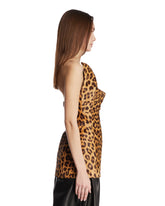 Beige Corinne Animalier Top | PDP | Antonia