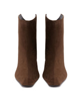 Brown Suede Ankle Boots | PDP | Antonia