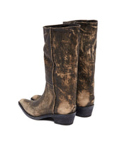 Brown Clive Leather Boots | PDP | Antonia