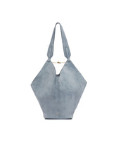 Blue Small Lotus Tote | PDP | Antonia