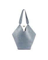 Blue Small Lotus Tote | PDP | Antonia
